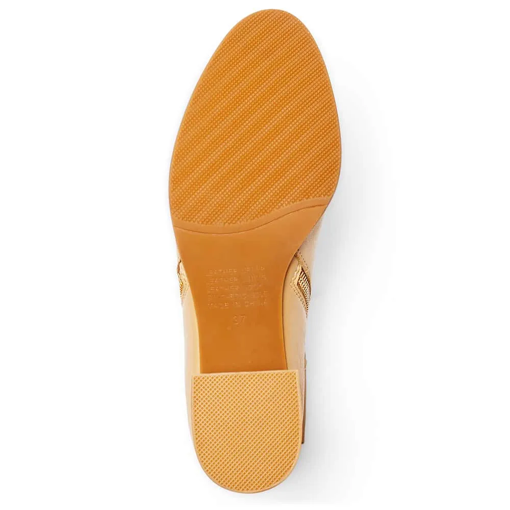 Aaron Boot in Camel Leather