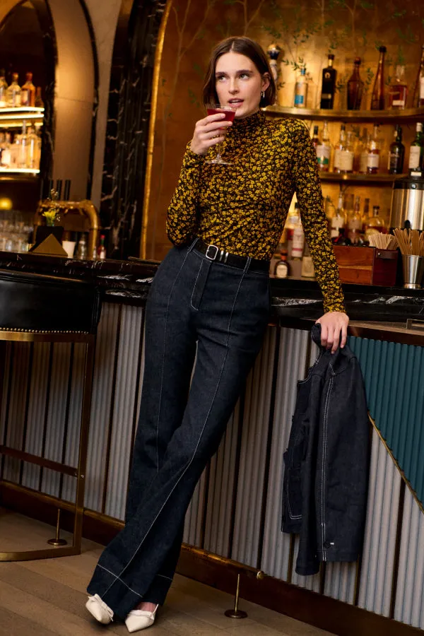 Axam Layering Turtleneck - Printed Jersey :: Bloom Print