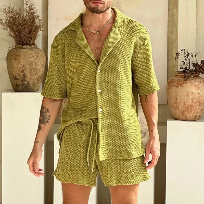 Beach Breeze Men's Knitted Set