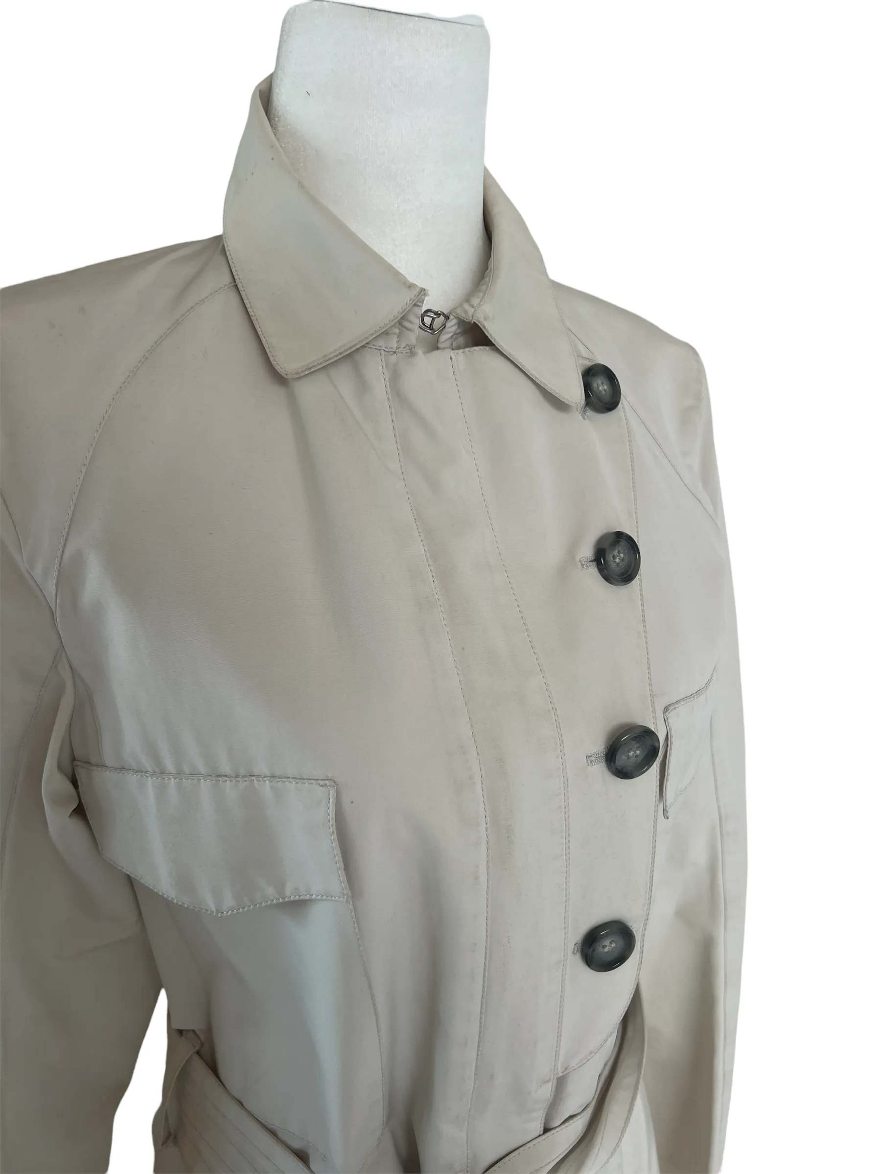 Beige Trench Coat - M