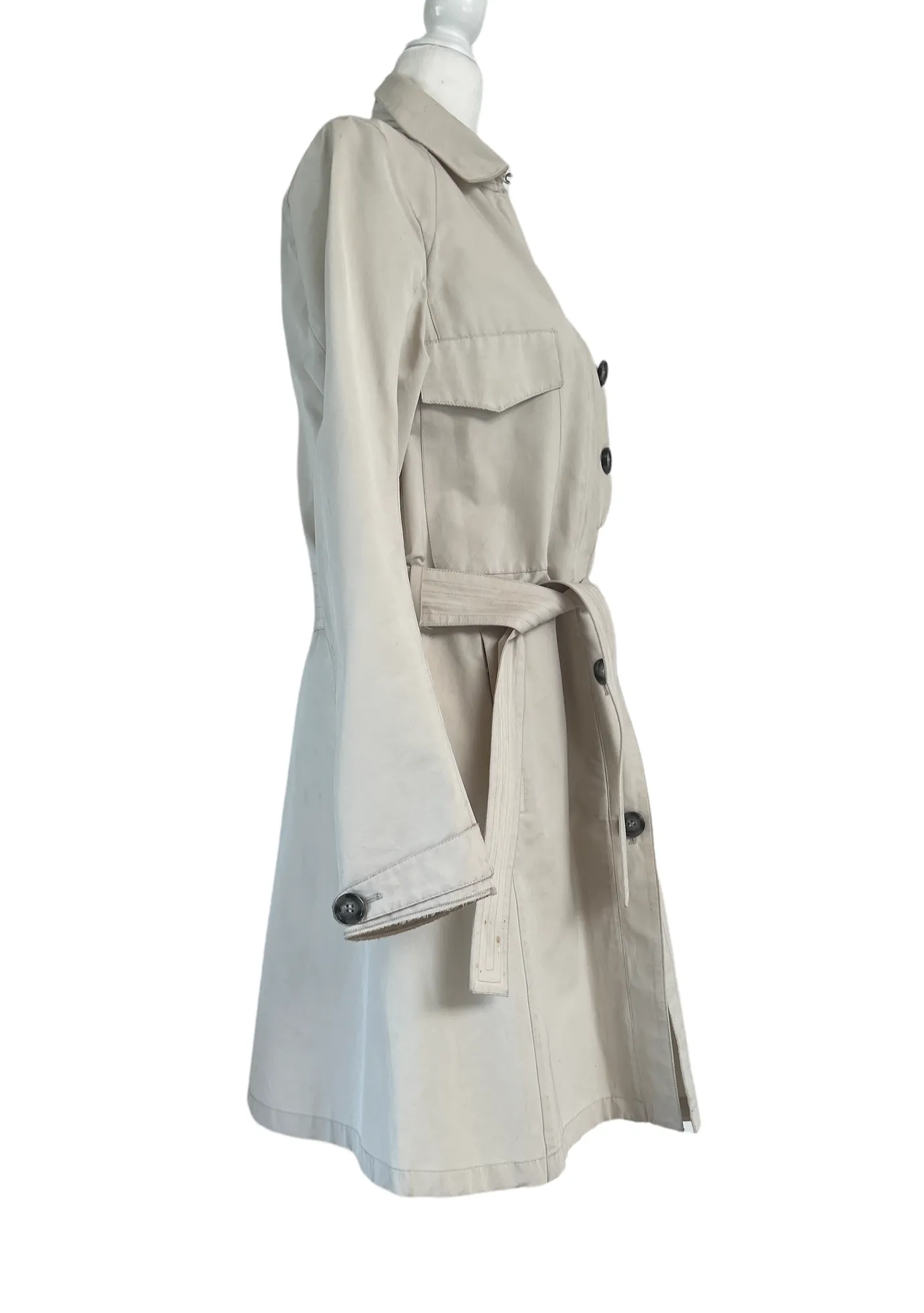 Beige Trench Coat - M
