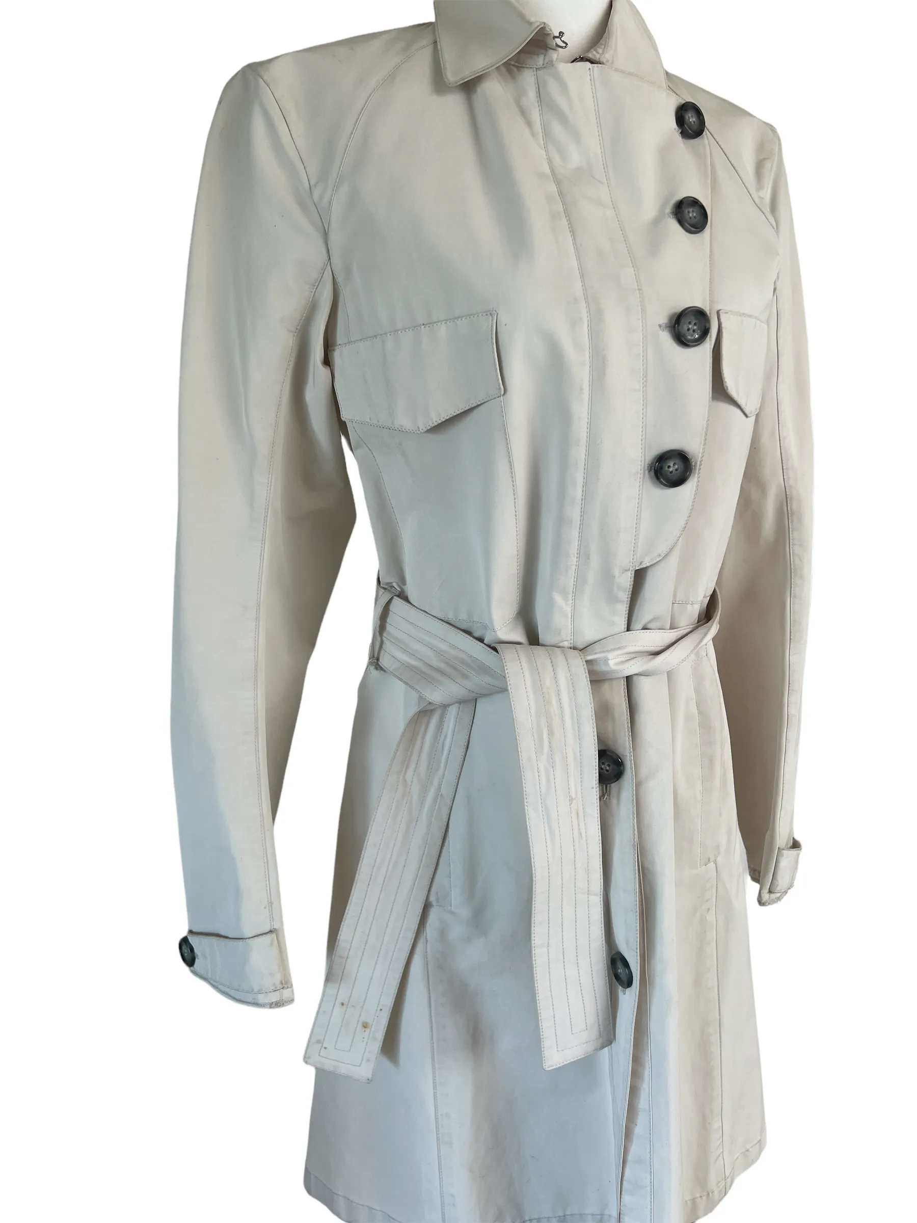 Beige Trench Coat - M