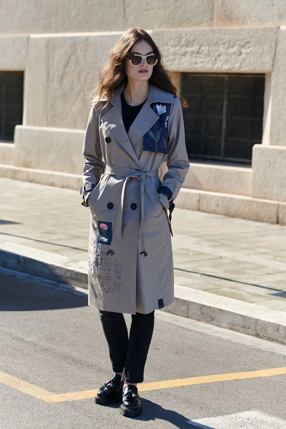 Blossom Trail classic trench