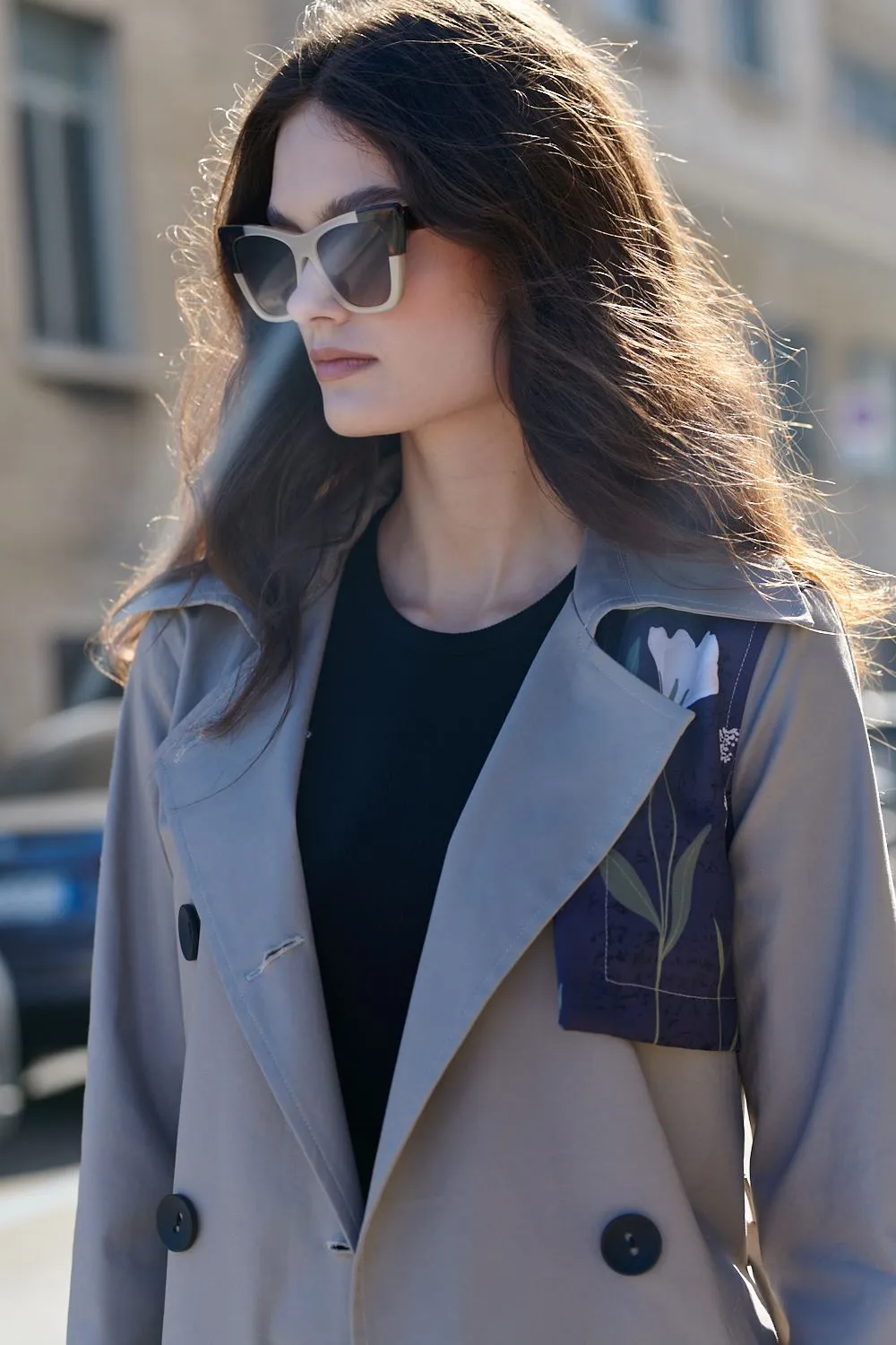 Blossom Trail classic trench