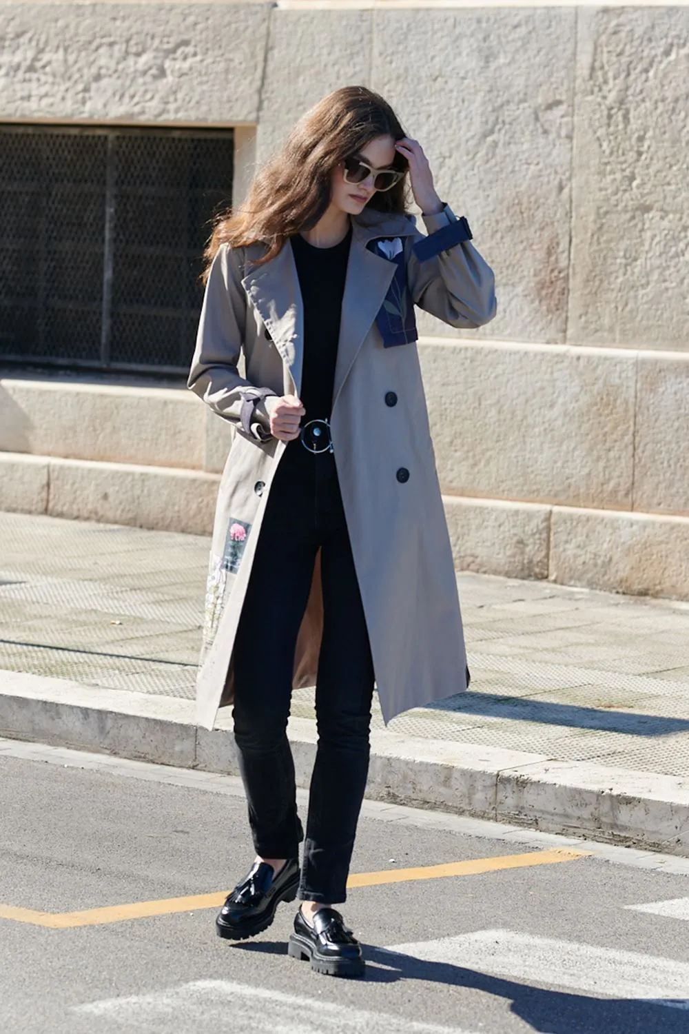 Blossom Trail classic trench