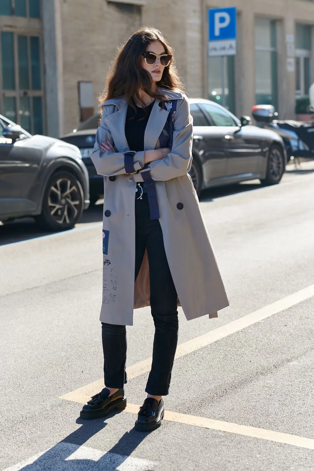 Blossom Trail classic trench