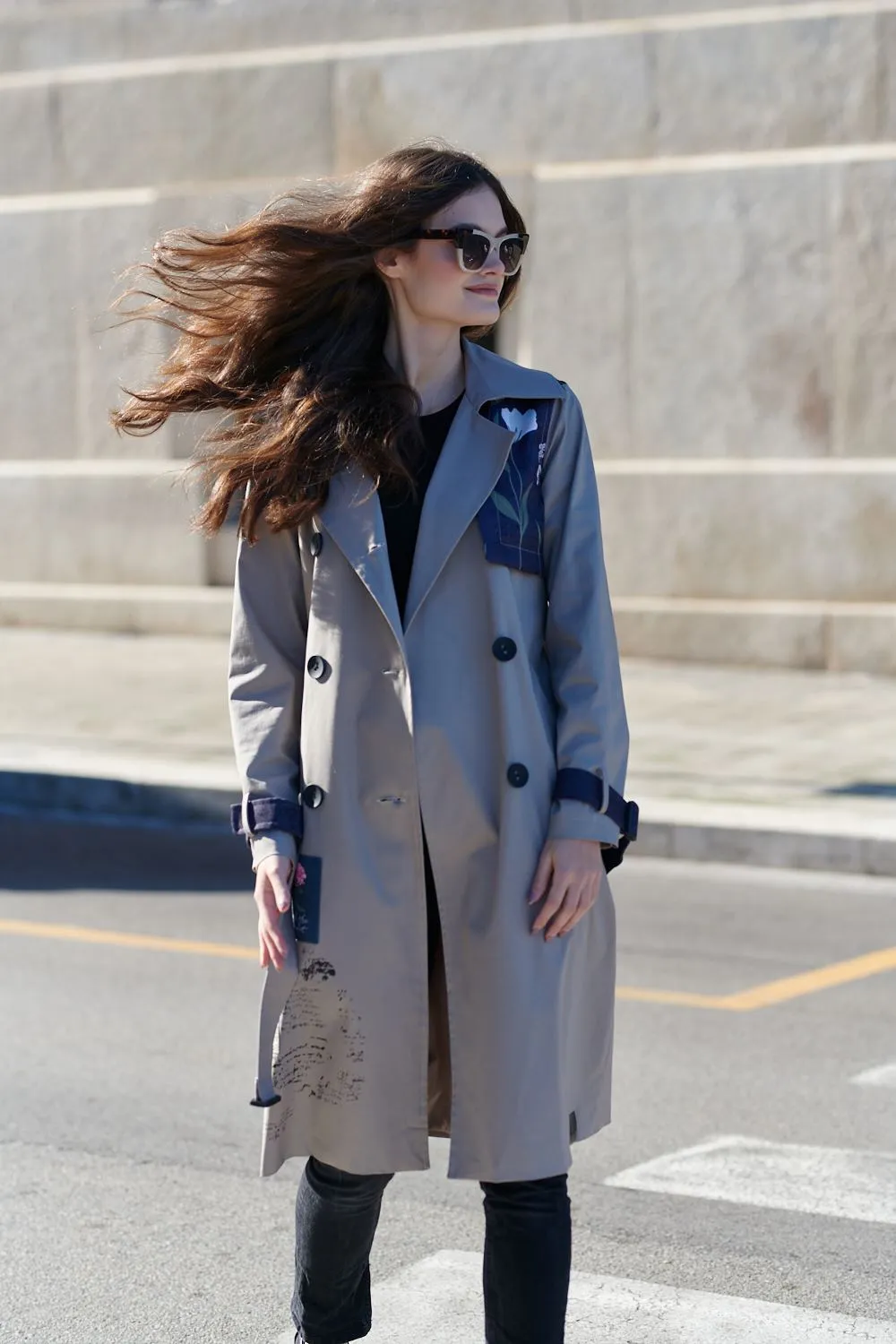 Blossom Trail classic trench