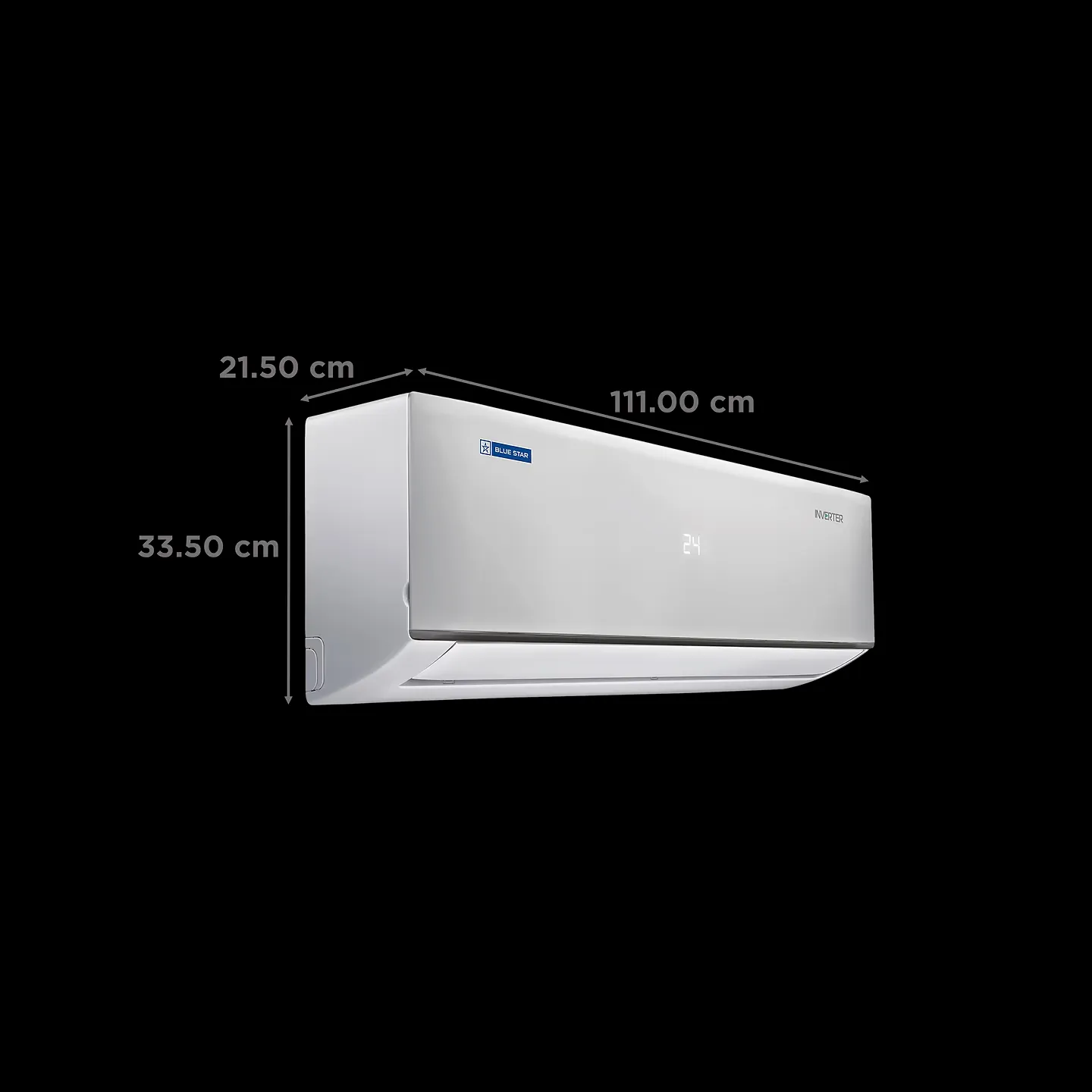 Blue Star IC524DNU  5 in 1 Convertible 2 Ton 5 Star Inverter Split AC with Turbo Cool Technology ( Copper Condenser)