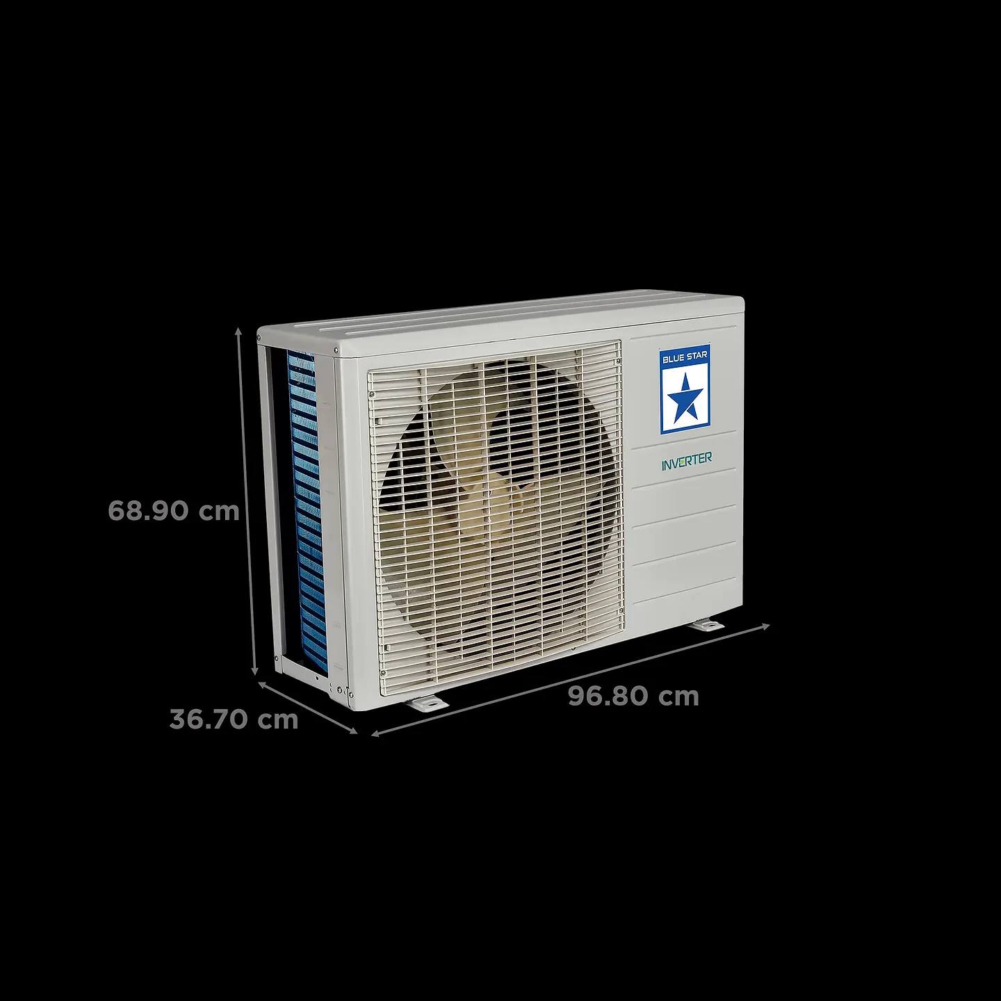 Blue Star IC524DNU  5 in 1 Convertible 2 Ton 5 Star Inverter Split AC with Turbo Cool Technology ( Copper Condenser)