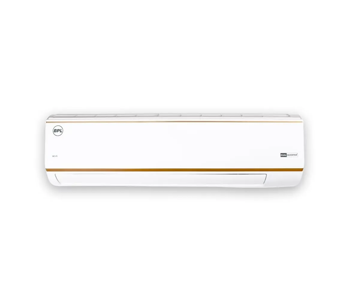 BPL  BAS-D193PTFG 1.5 Ton 3 Star Wi-Fi Dual Inverter Split AC (IFEEL, Copper, 6-in-1 Expandable,PM 0.1 Filter,Dual Inverter , Powered by AI, Gold Fin Coating),WHITE