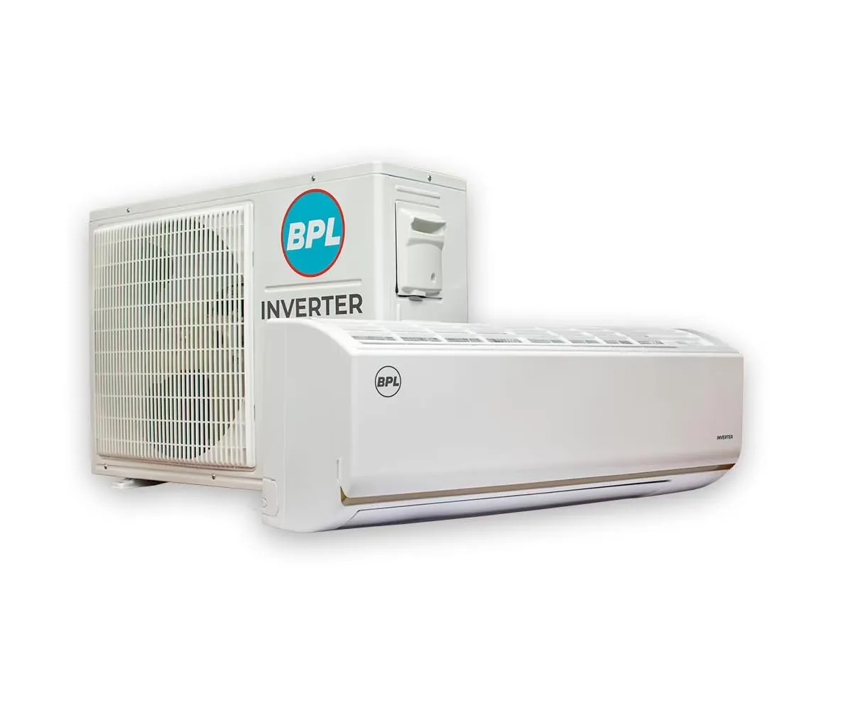 BPL BAS-V195PBYG 1.5 Ton 5 Star Inverter Split AC with 6-in-1 Expandable Mode, IFeel, IClean, PM 2.5 Filter & Blue Fin Coating (White)