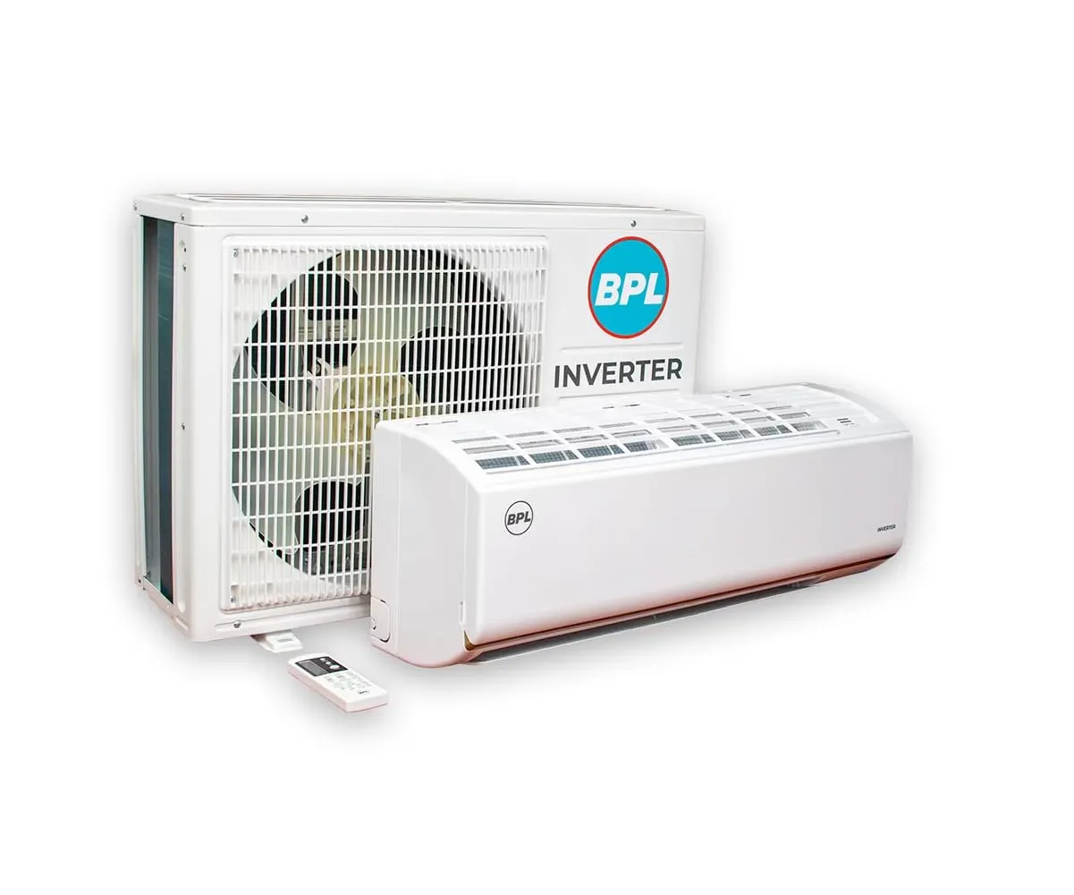 BPL BAS-V195PBYG 1.5 Ton 5 Star Inverter Split AC with 6-in-1 Expandable Mode, IFeel, IClean, PM 2.5 Filter & Blue Fin Coating (White)