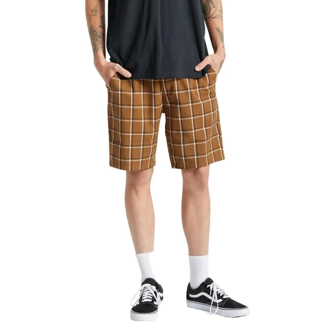 Brixton Choice Chino Shorts - Medal Bronze
