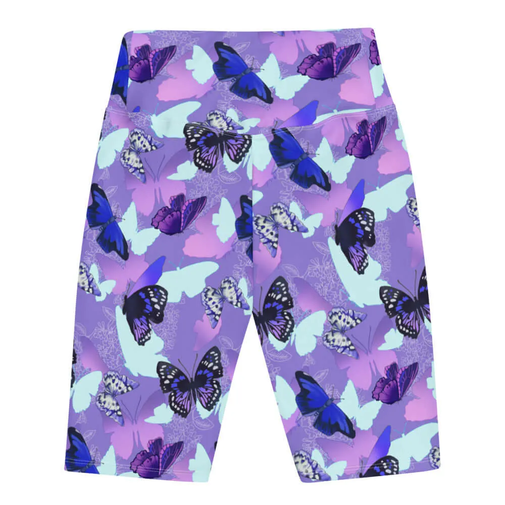 Butterfly Biker Shorts