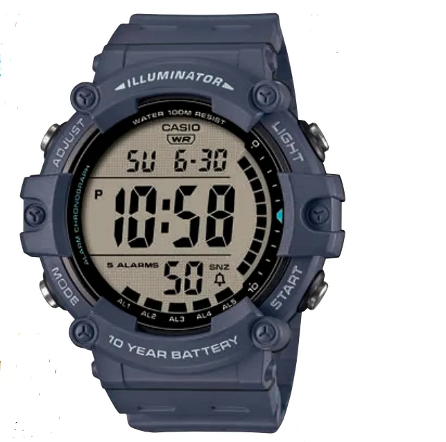 Casio Digital Illuminator Resin Band Men's Watch AE1500WH-2A