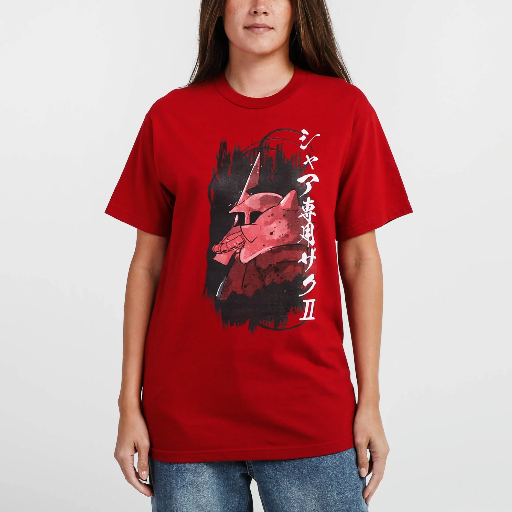 Char's Zaku Memories Of War Red Tee