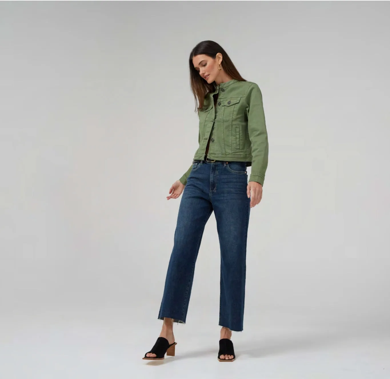 Elonnie Oil Green Jacket