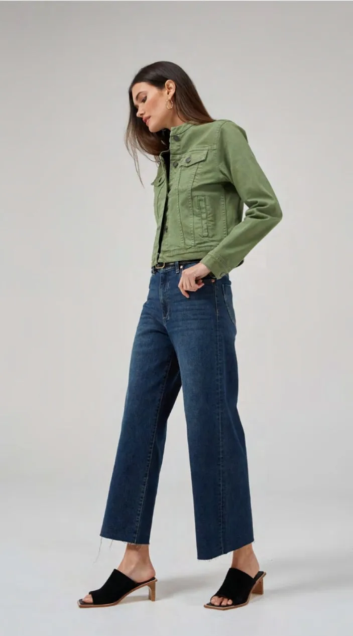 Elonnie Oil Green Jacket