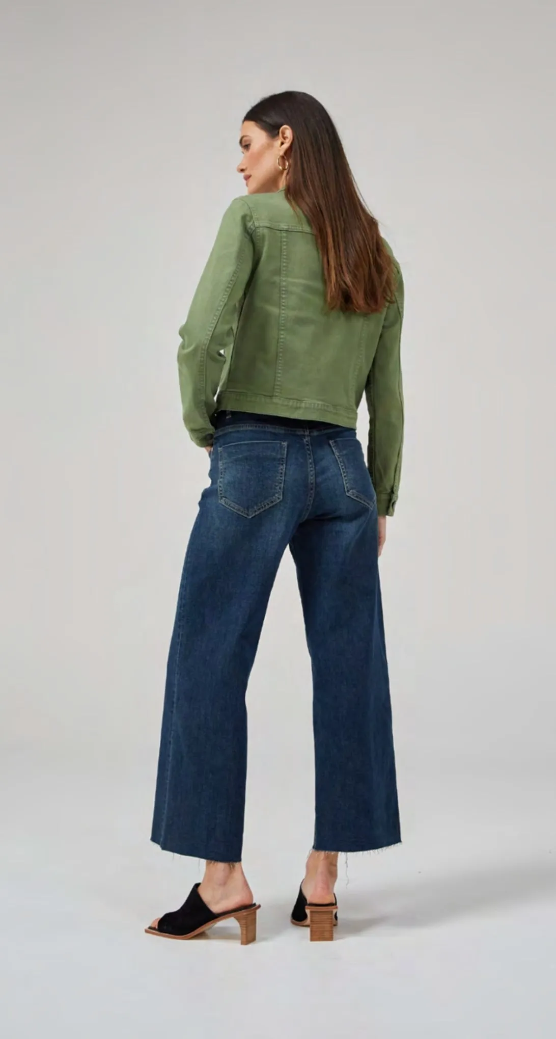 Elonnie Oil Green Jacket