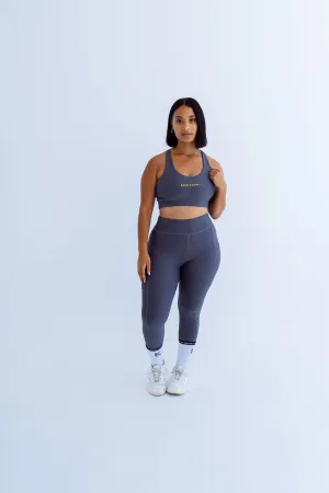 GAME CHANGER Graphite grey 7/8 High Waisted Leggings
