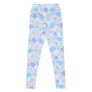 High-waisted Under the Sea Leggings
