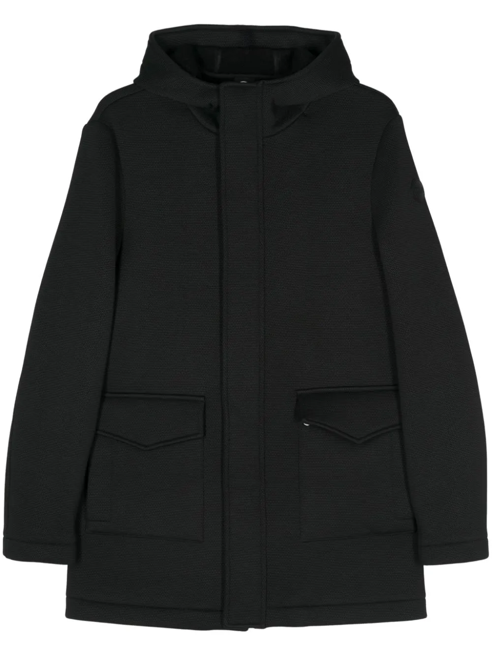 honeycomb-effect coat