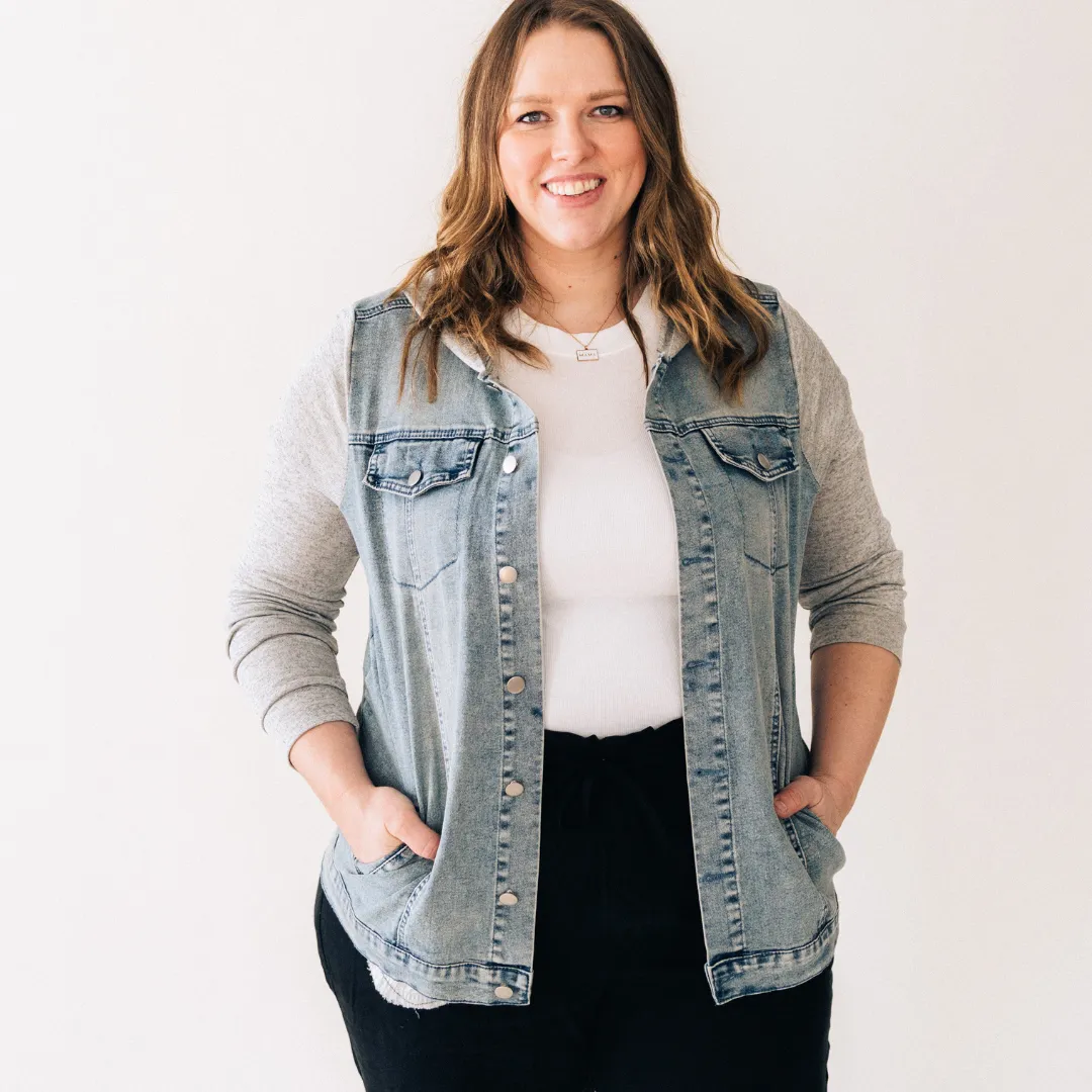 Hooded Denim Jacket