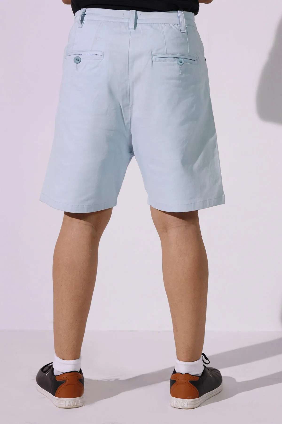 Ice Blue Chino Shorts - P22 - MSH043R