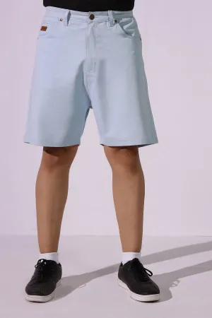 Ice Blue Chino Shorts - P22 - MSH043R