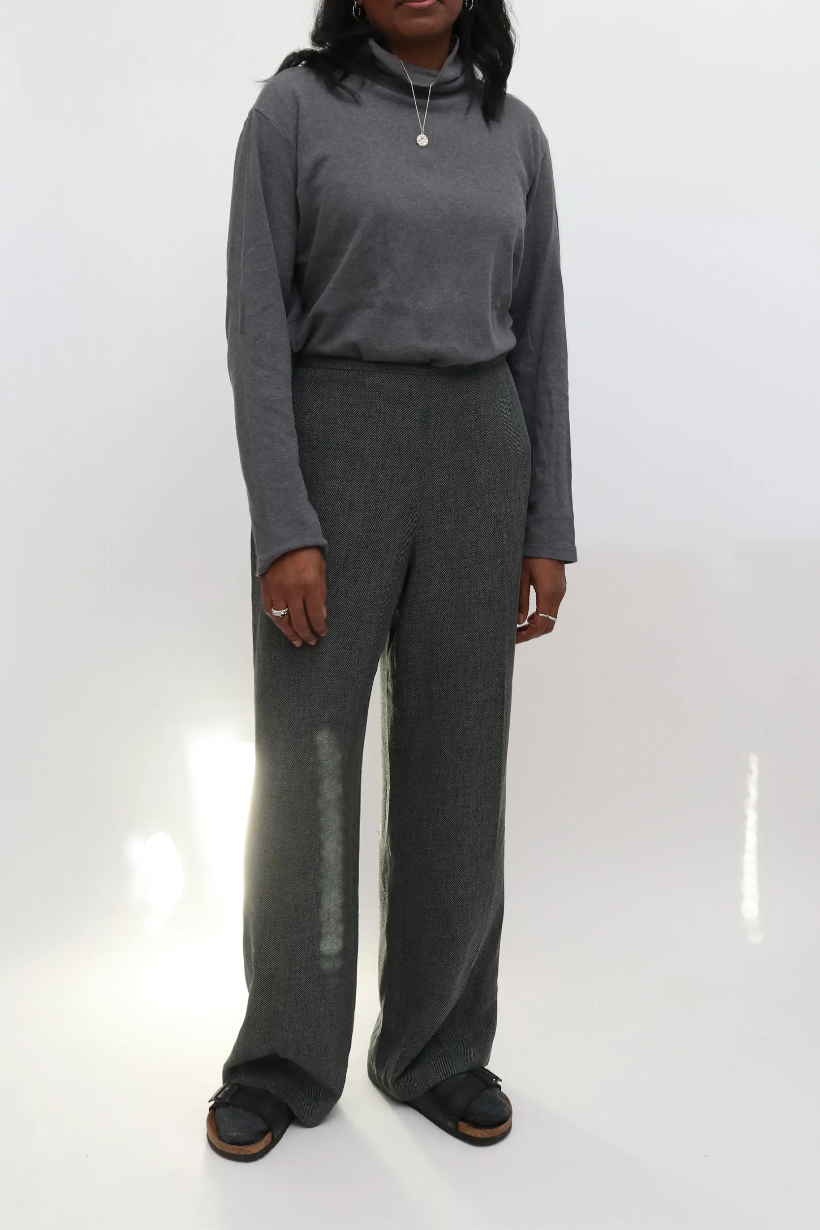 Jaeger Herringbone Trousers