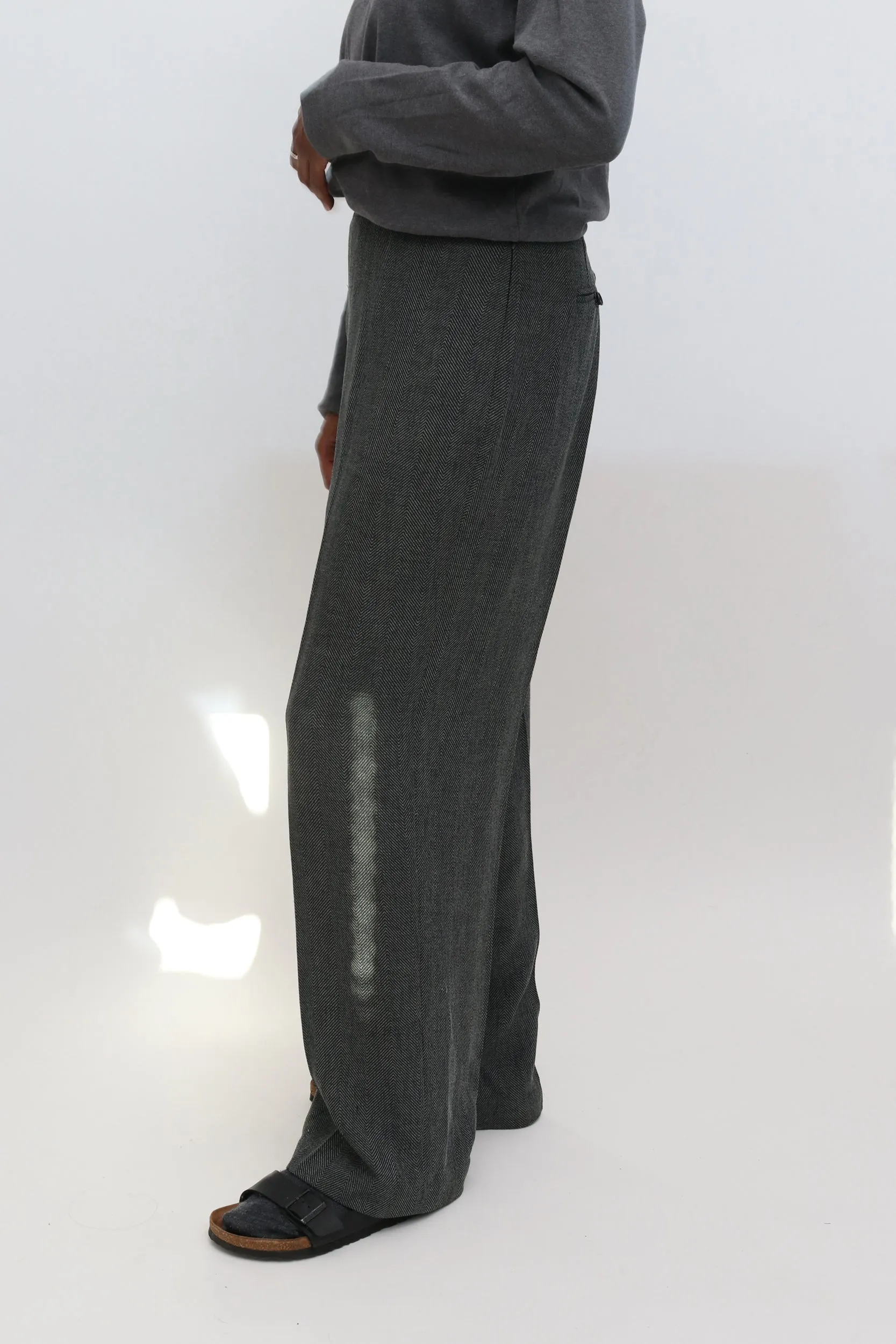 Jaeger Herringbone Trousers