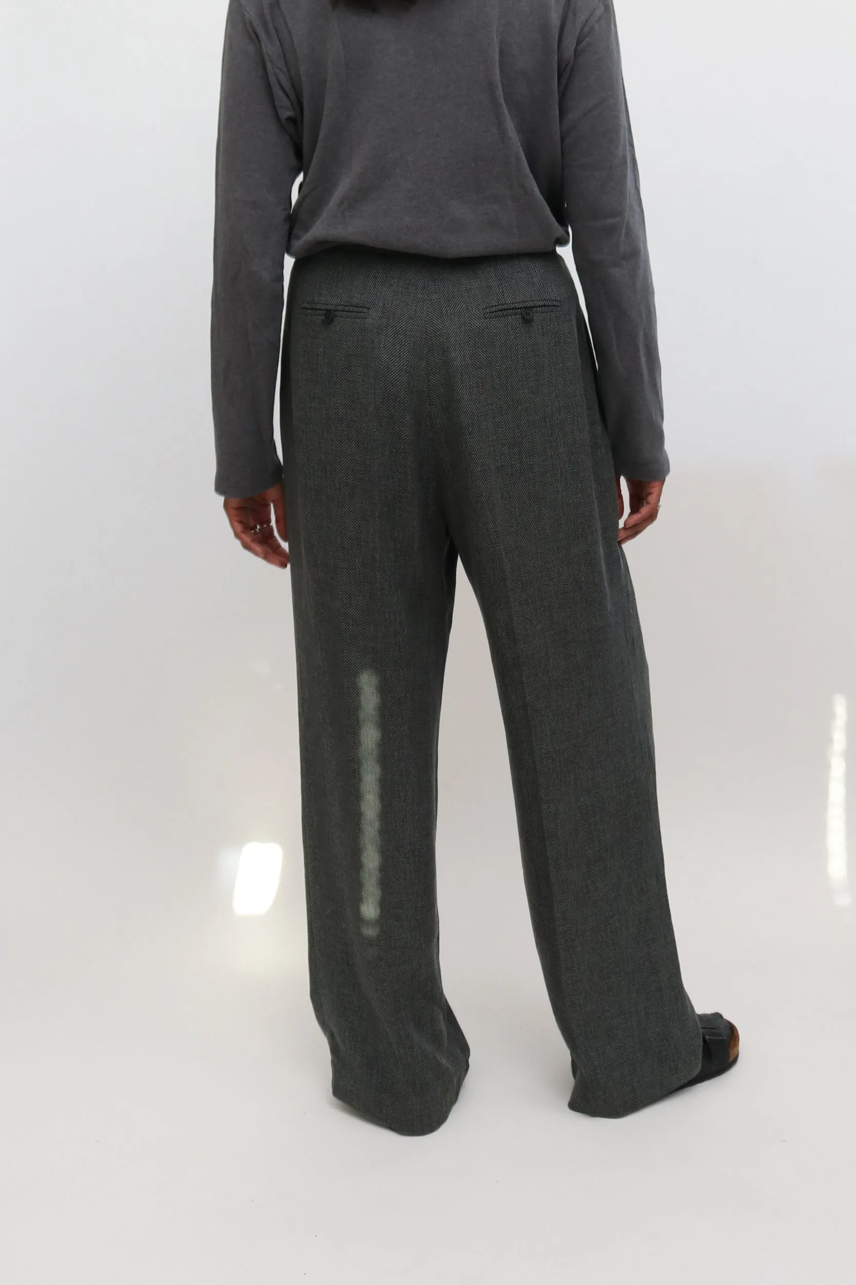 Jaeger Herringbone Trousers