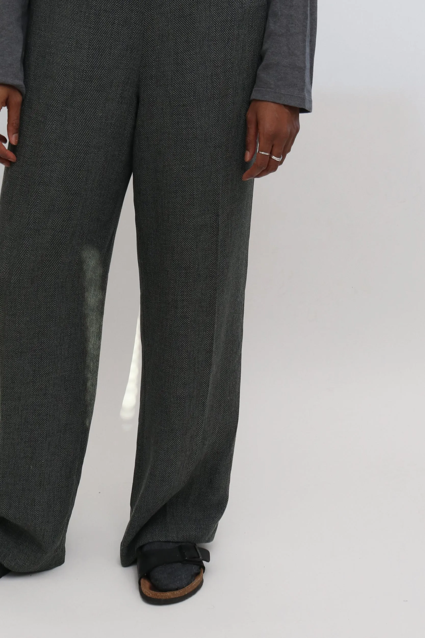 Jaeger Herringbone Trousers