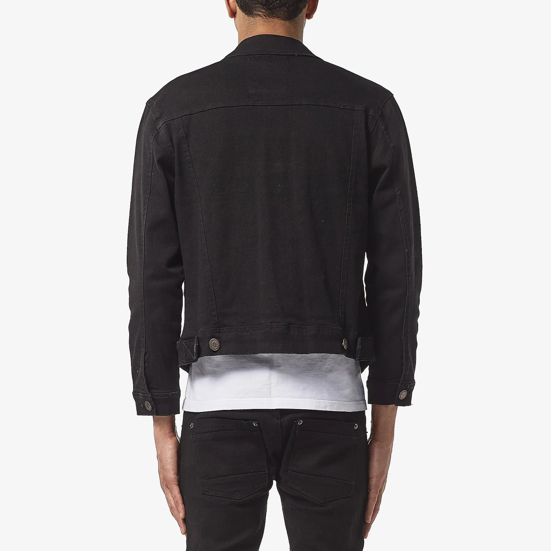 JET BLACK DENIM JACKET