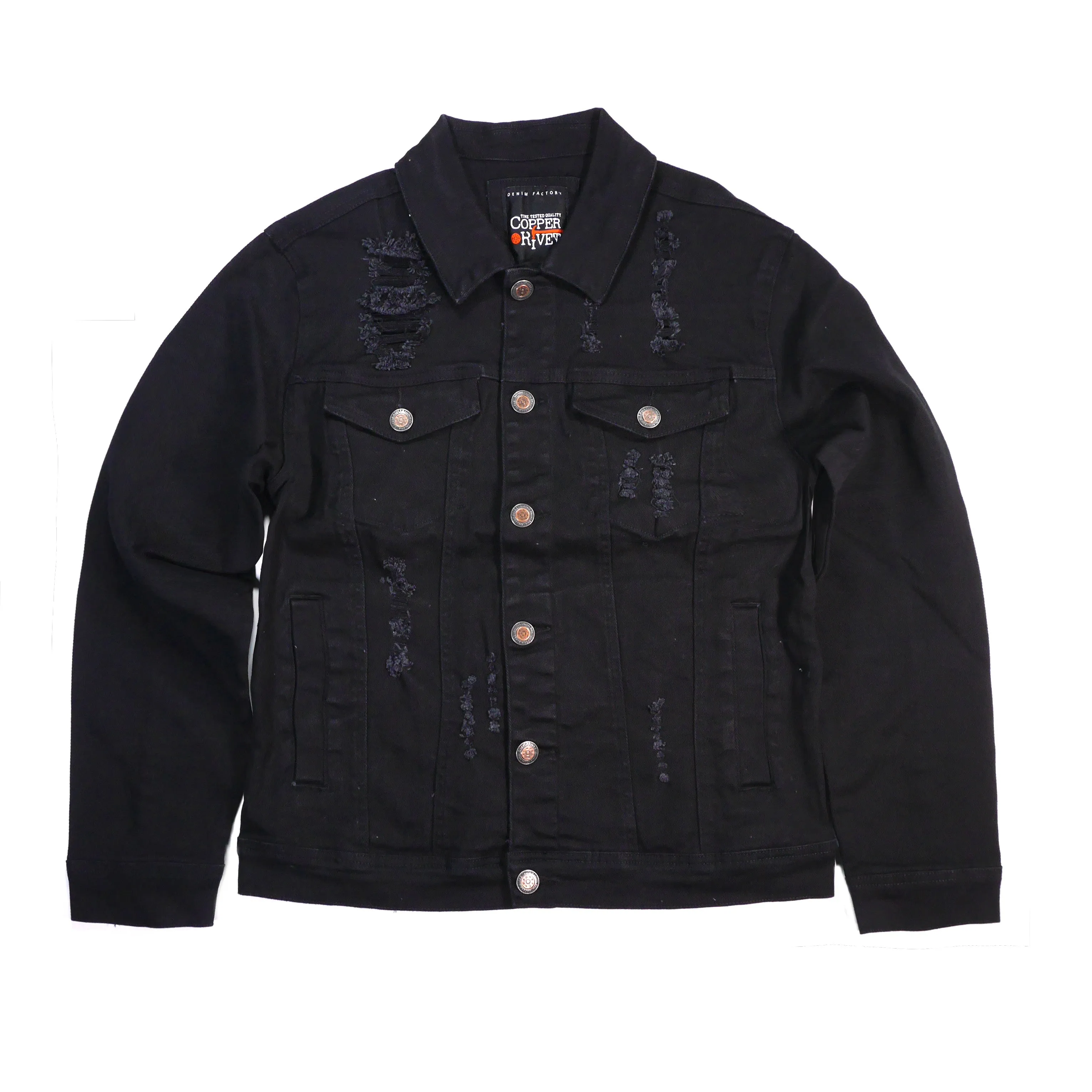 JET BLACK DENIM JACKET