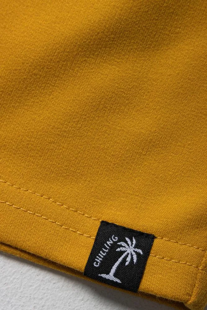 Knit Shorts Yellow