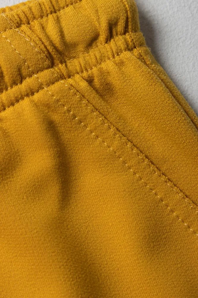 Knit Shorts Yellow