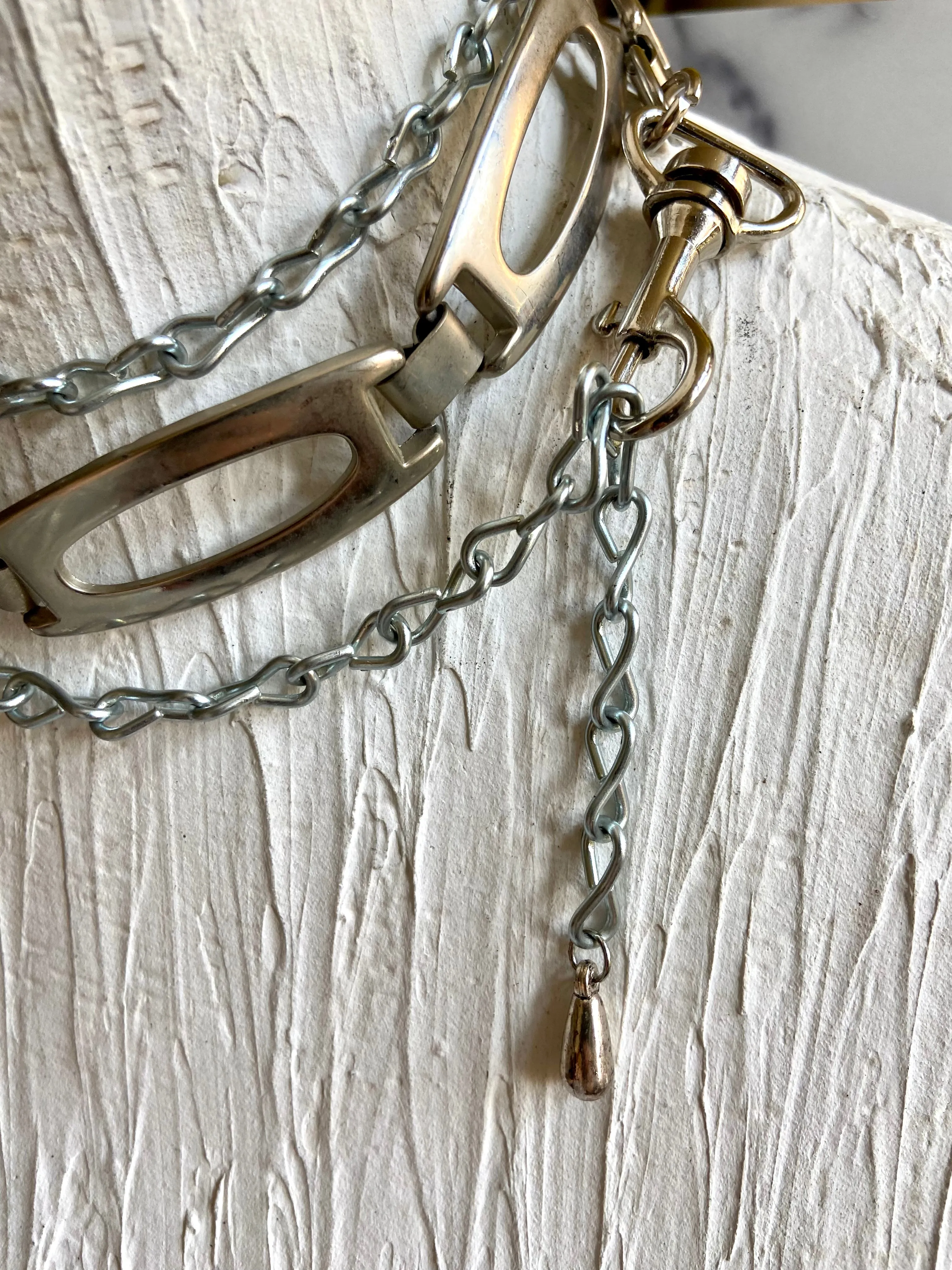 Little bit roundy rectangle chain belt