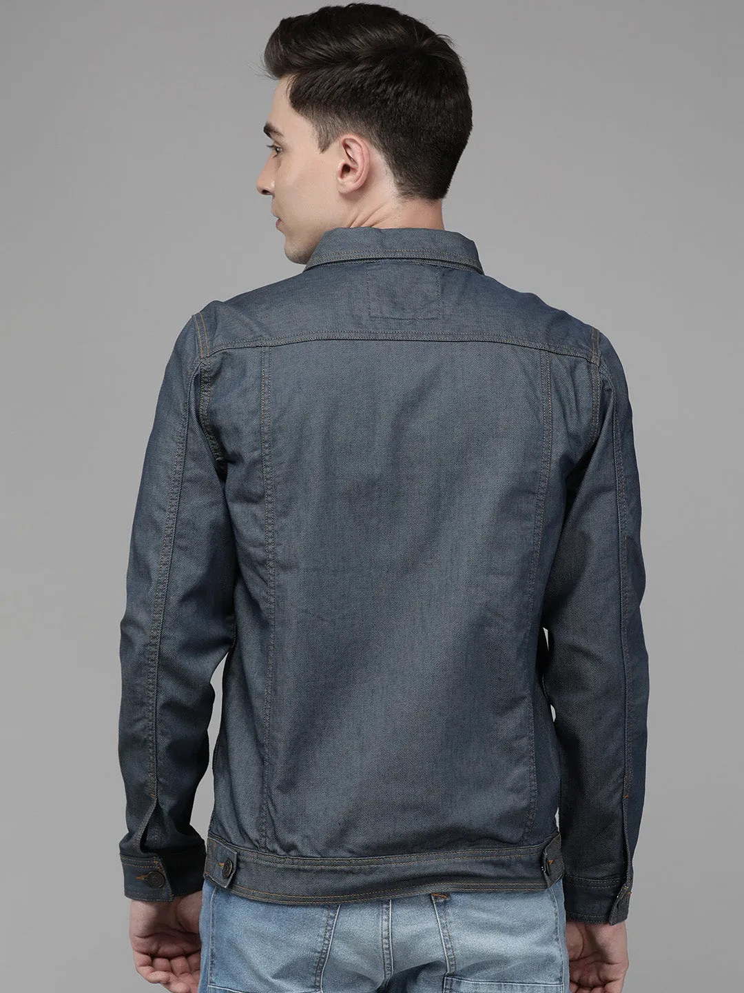 Men Indigo Lightweight Denim Jacket