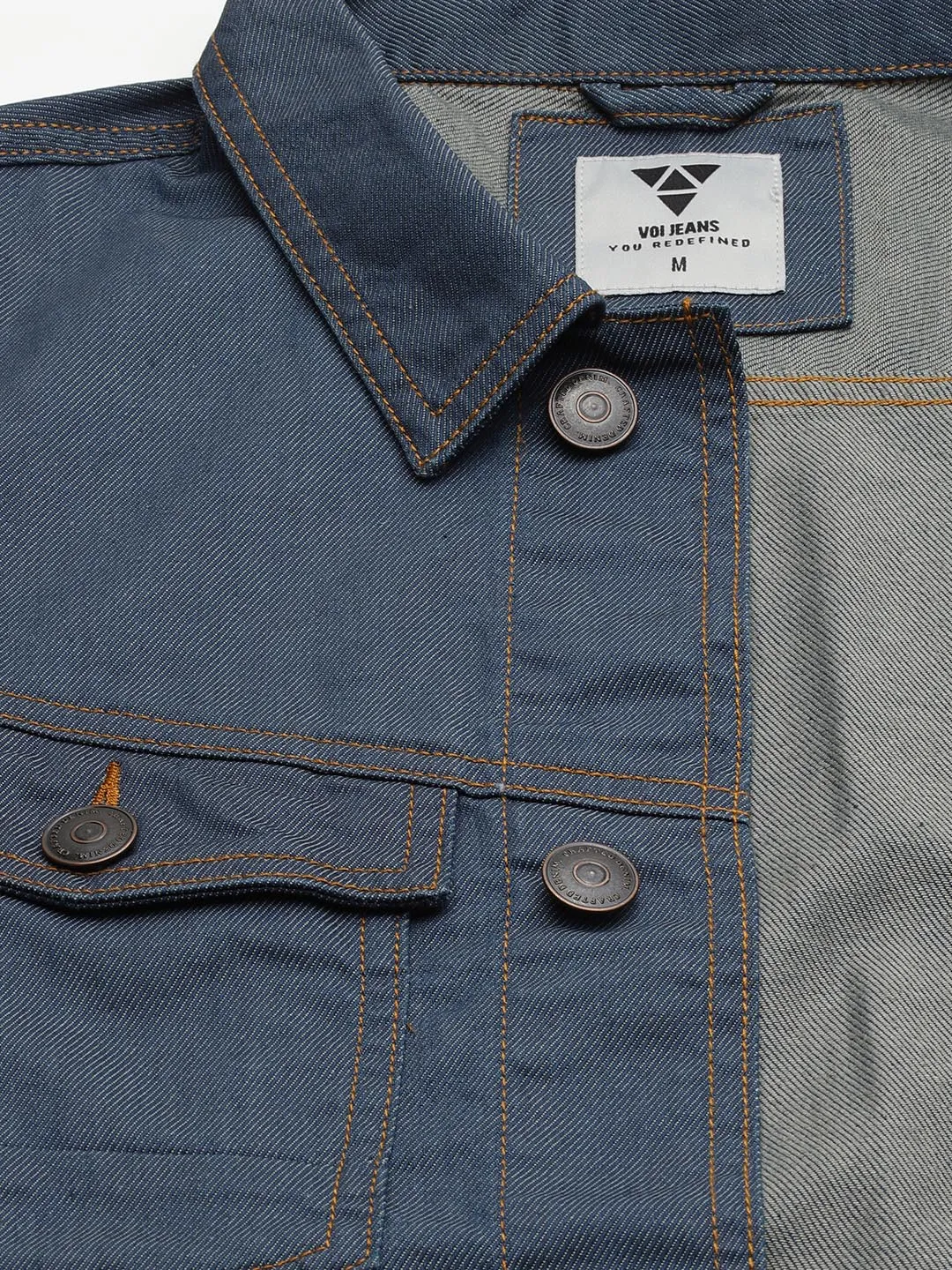 Men Indigo Lightweight Denim Jacket