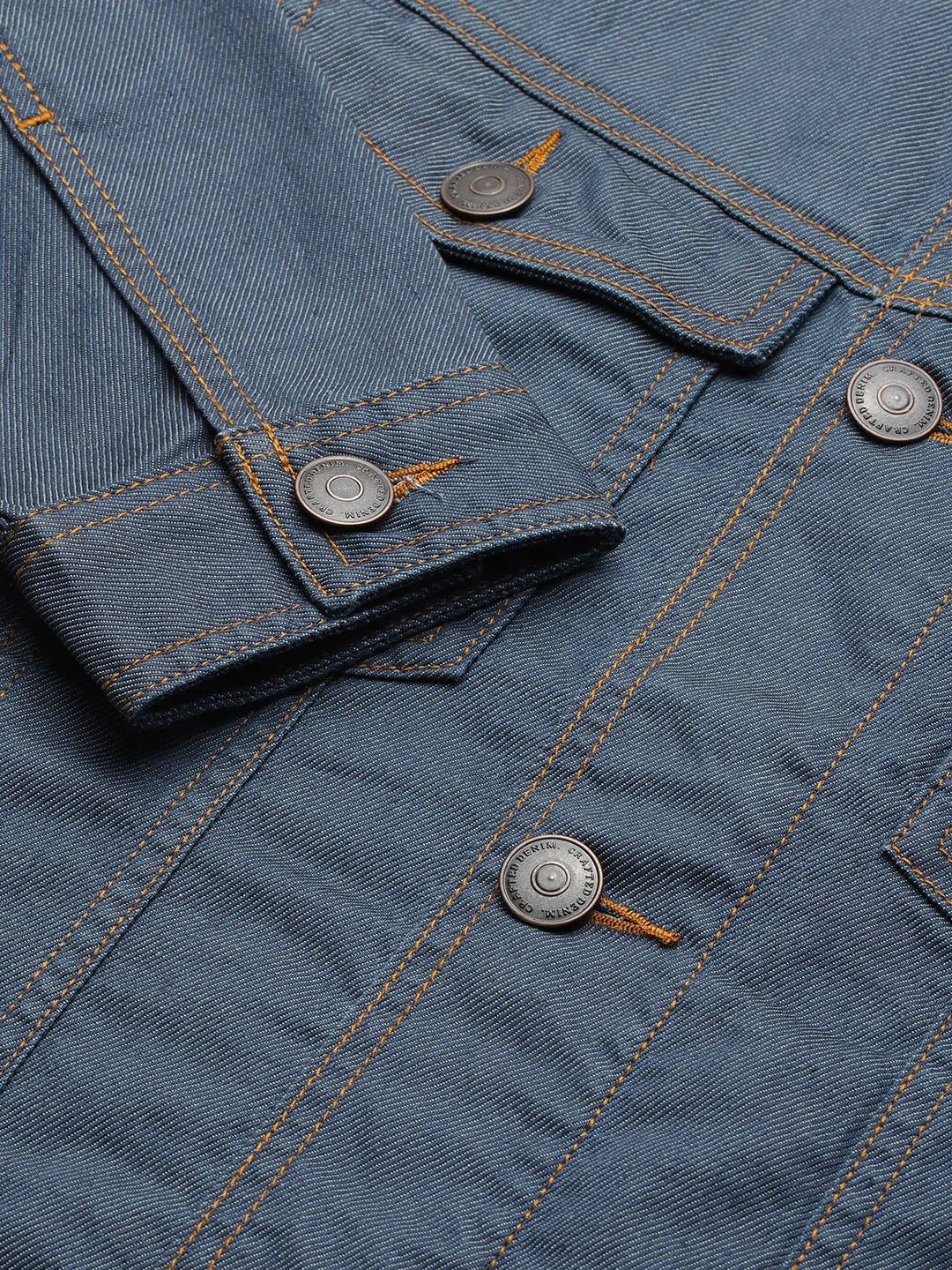 Men Indigo Lightweight Denim Jacket