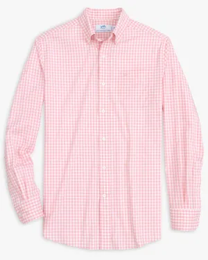 Men's Long Sleeve Intercoastal Hartwell Gingham Sport shirt