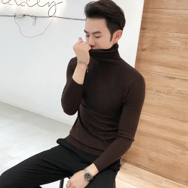 Men's Long Sleeve Turtleneck Sweaters
