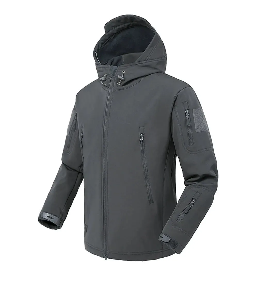 Mens Military Shark Skin Soft Shell Tactical Windproof Waterproof Combat Jacket