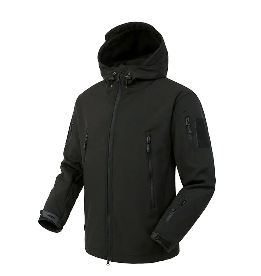 Mens Military Shark Skin Soft Shell Tactical Windproof Waterproof Combat Jacket