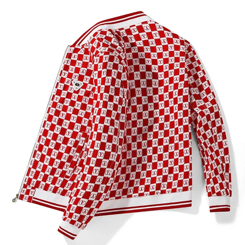Men's Stand Collar Patchwork Versatile Jacket