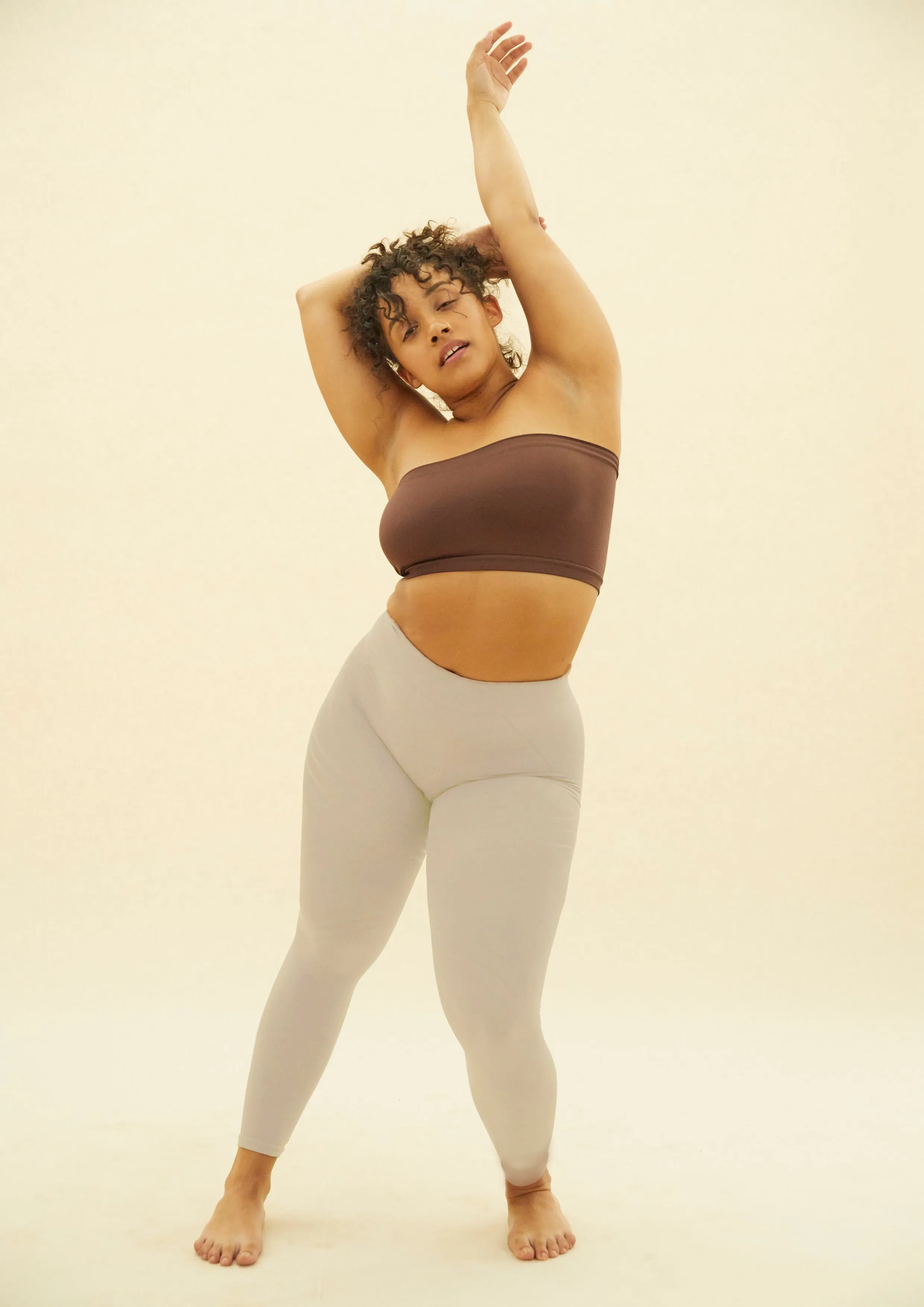NURTURING Full Length Leggings | Taupe
