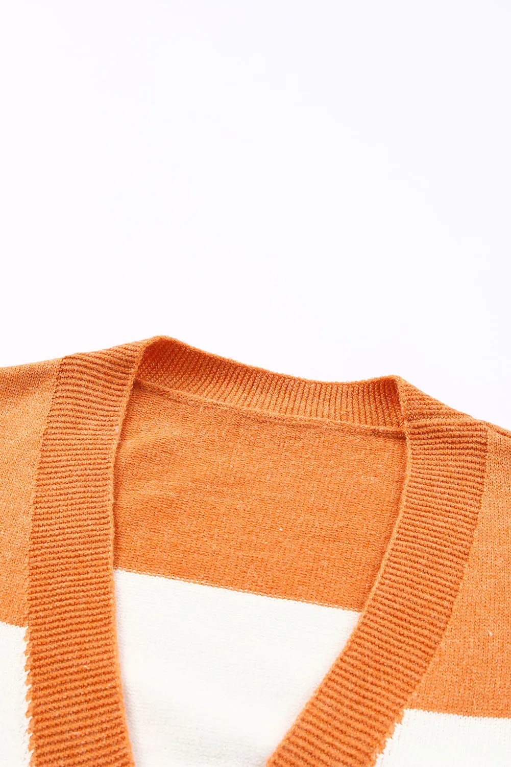 Open Front Pocketed Cardigan