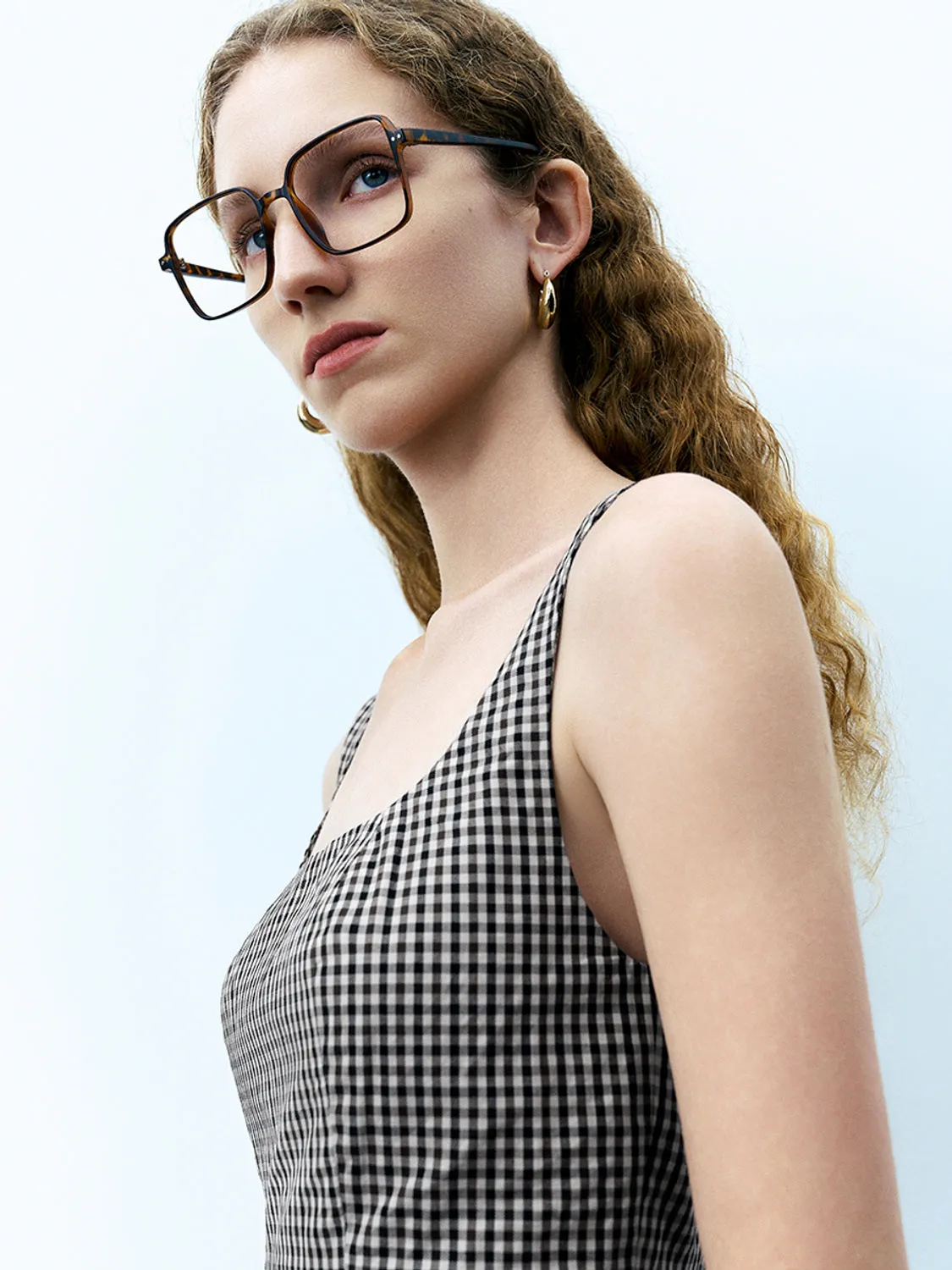 Plaid A-Line Dresses