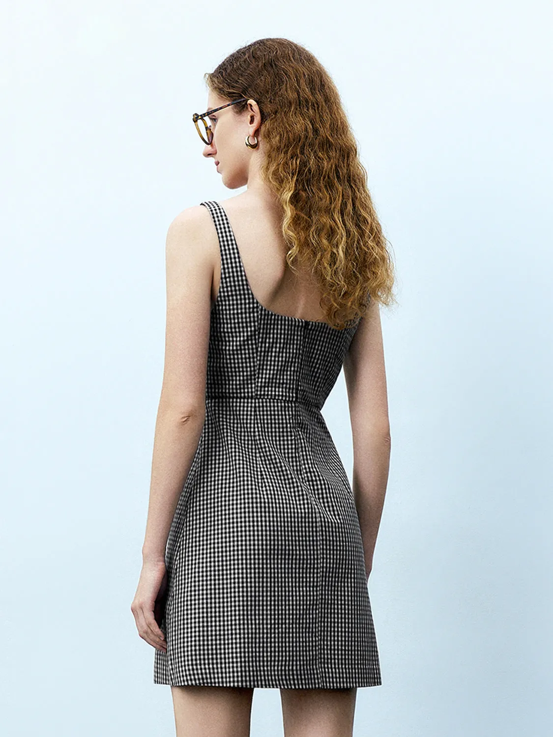 Plaid A-Line Dresses